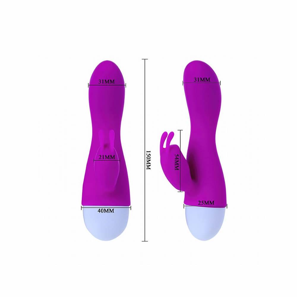 Vibrador Ponto-G com Estimulação de Clitóris Kyle - Pretty Love  - MimoSexy