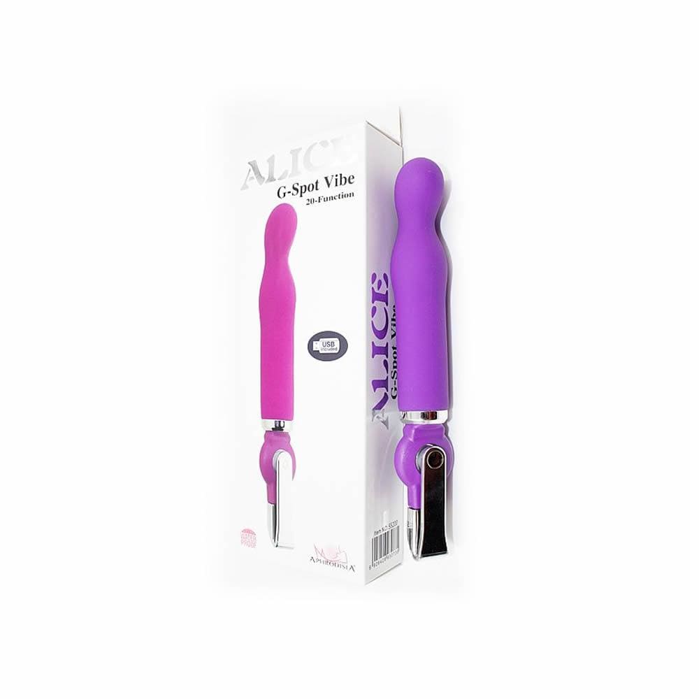 Vibrador Recarregável Ponto G com 20 Modos de Vibração - ALICE G-SPOT VIBE - VB041 - MimoSexy