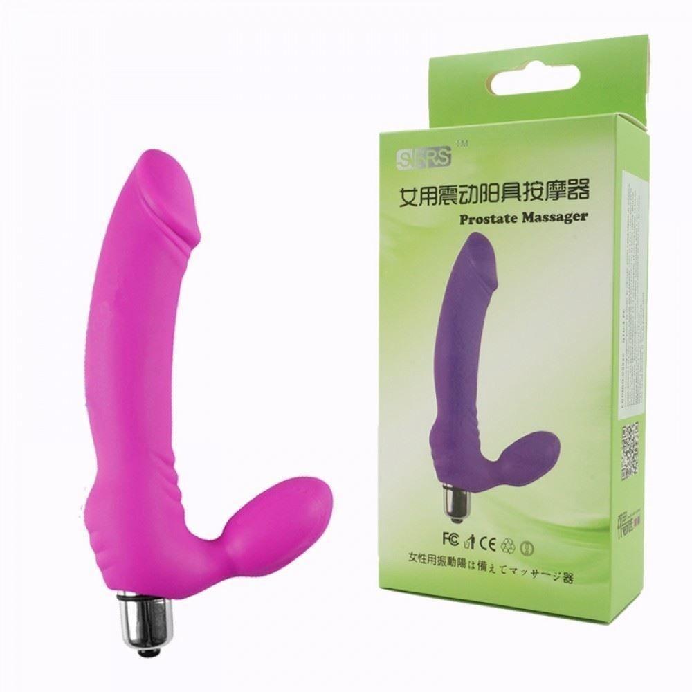 Vibrador Penetrador Duplo com Glande e Cápsula 10 Vibrações - VB020 - MimoSexy