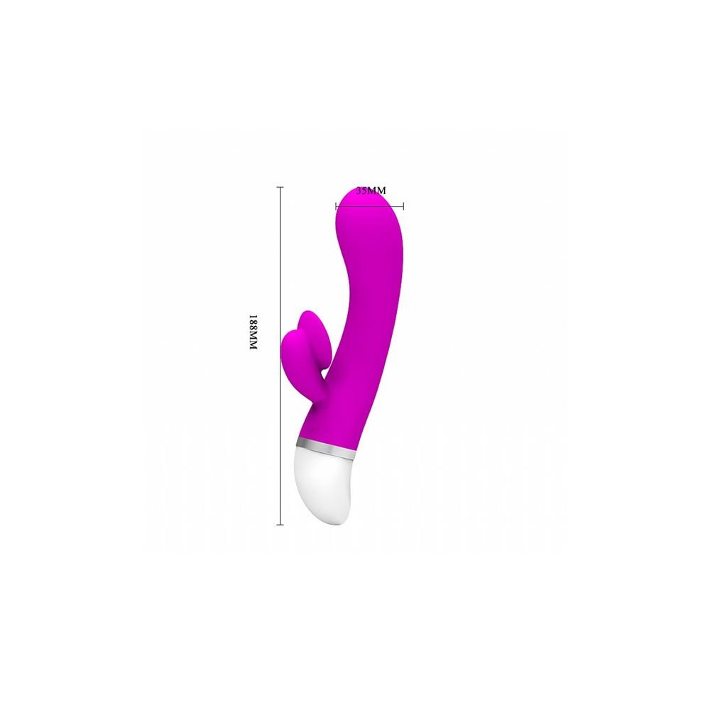 Bert Vibrador Ponto-G e Clitóris - Pretty Love - 30 Velocidades