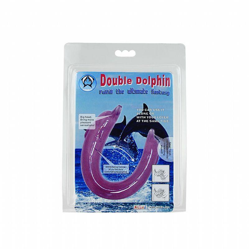 Dildo em Formato de Golfinho- Double Dolphin - Baile