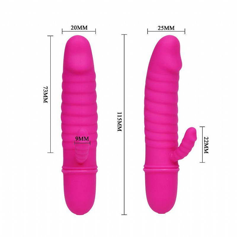 Vibrador Pênis em Puro Silicone - ARND - 10 Vibrações - Pretty Love - 5408 - MimoSexy 