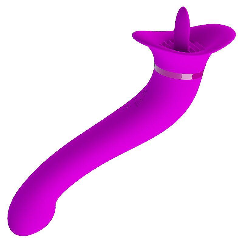 Vibrador de Ponto G e Clitóris - Faust - Pretty Love - MimoSexy