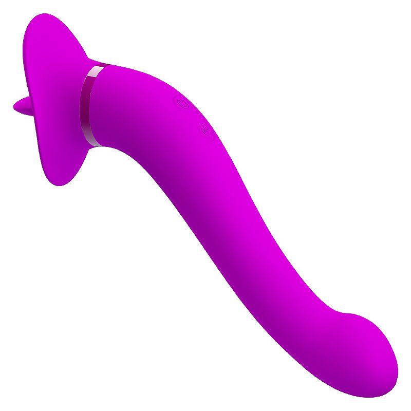 Vibrador de Ponto G e Clitóris - Faust - Pretty Love - MimoSexy