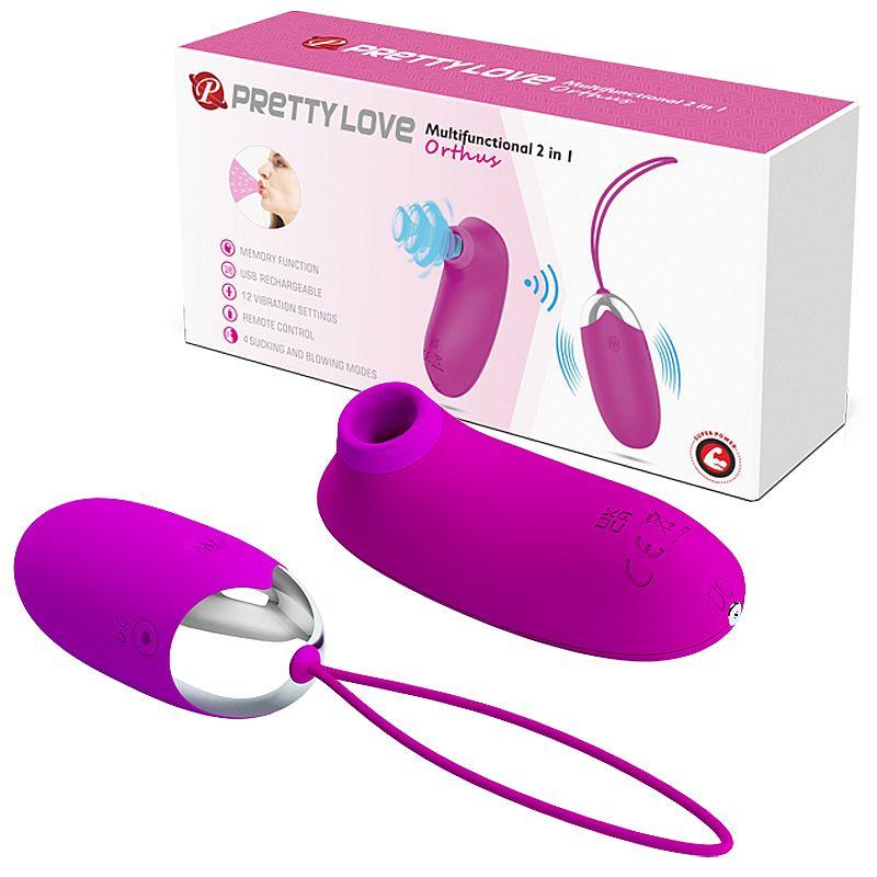 Vibrador de Clitóris 2 em 1 - orthus - Pretty Love - MimoSexy