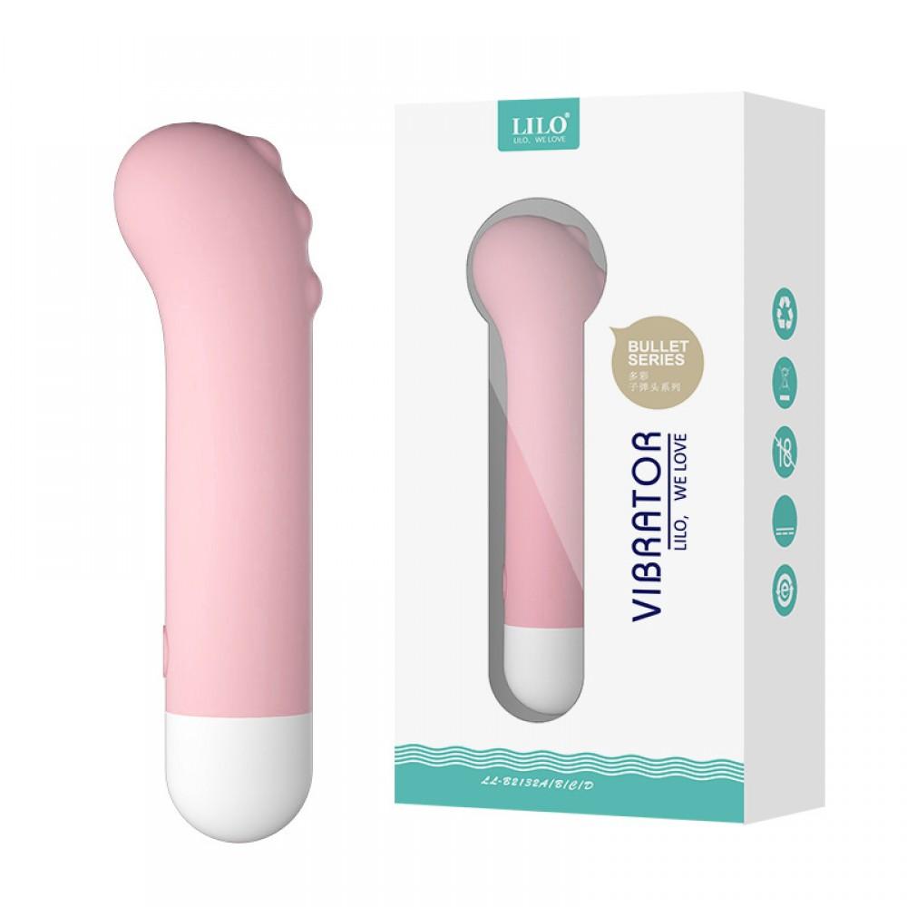 Mini vibrador recarregável com 10 modos de vibração - MV008B - LILO - MimoSexy