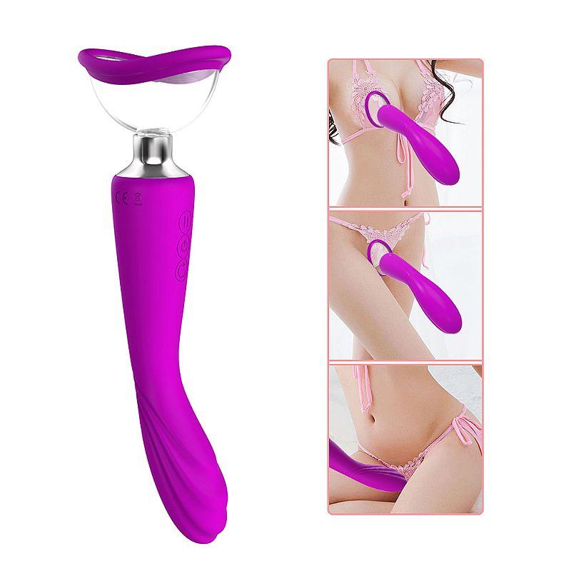 Vibrador de Ponto G e Clitóris com Sucção - Alan B - SI - 7396 - MimoSexy