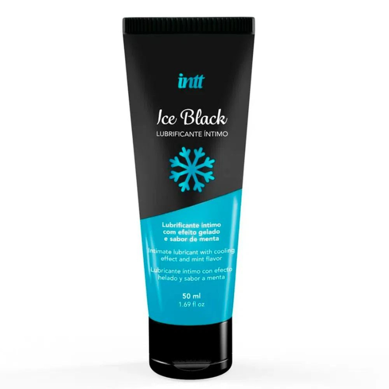 Ice Black Lubrificante a Base de Água Sabor Menta 50ml Intt - MimoSexy