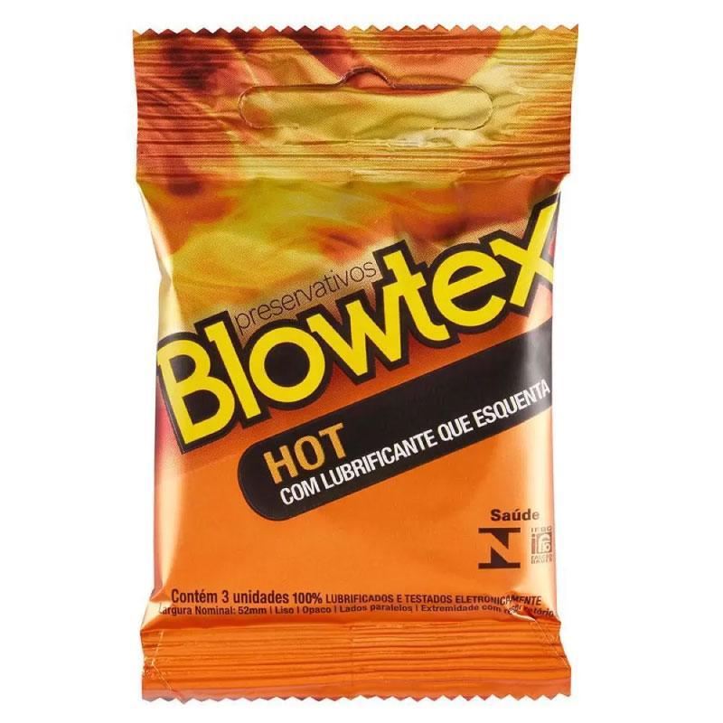 Preservativo Blowtex Hot com 3 Unidades - MimoSexy