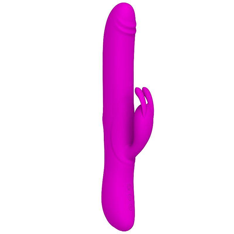 Vibrador vai e vem em Silicone Recarregável - Byron - Pretty Love - 5522 - MimoSexy