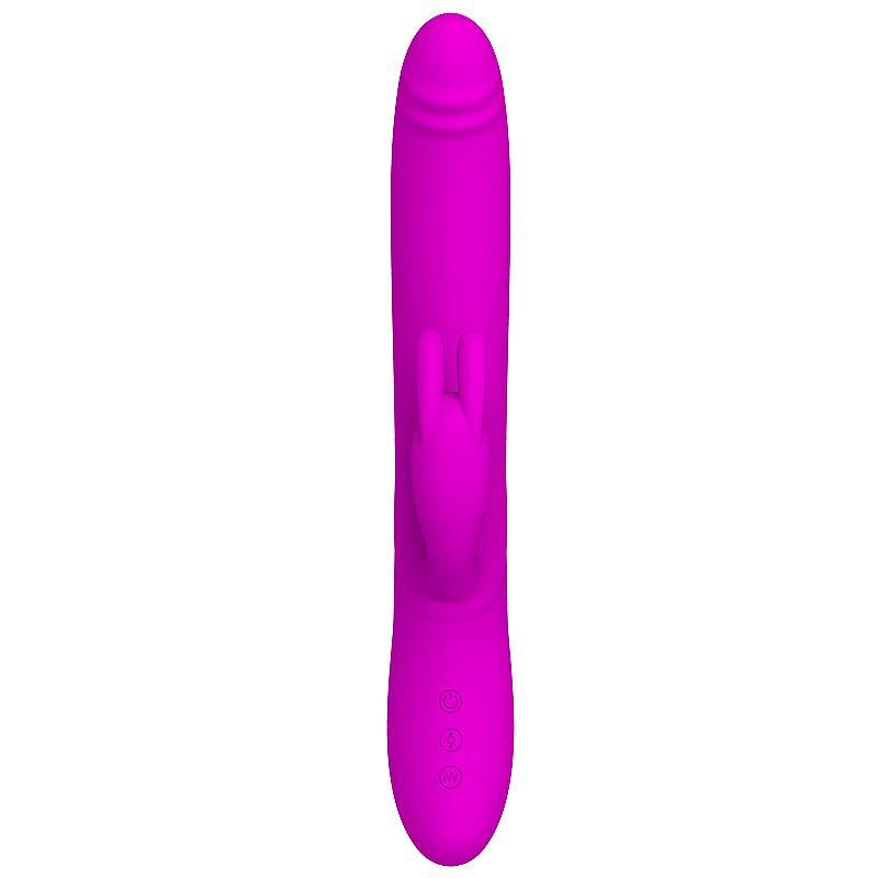 Vibrador vai e vem em Silicone Recarregável - Byron - Pretty Love - 5522 - MimoSexy