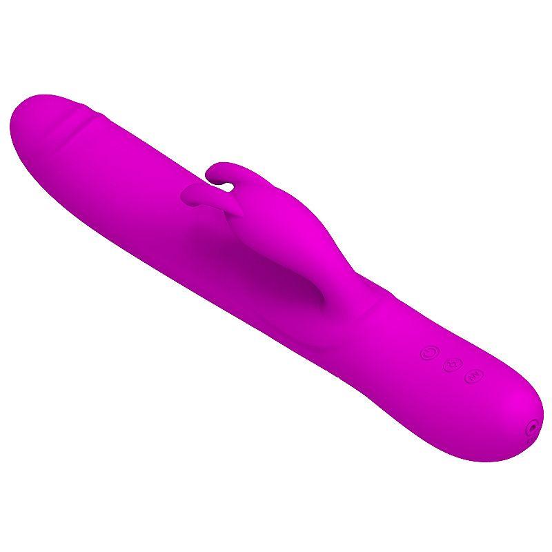 Vibrador vai e vem em Silicone Recarregável - Byron - Pretty Love - 5522 - MimoSexy