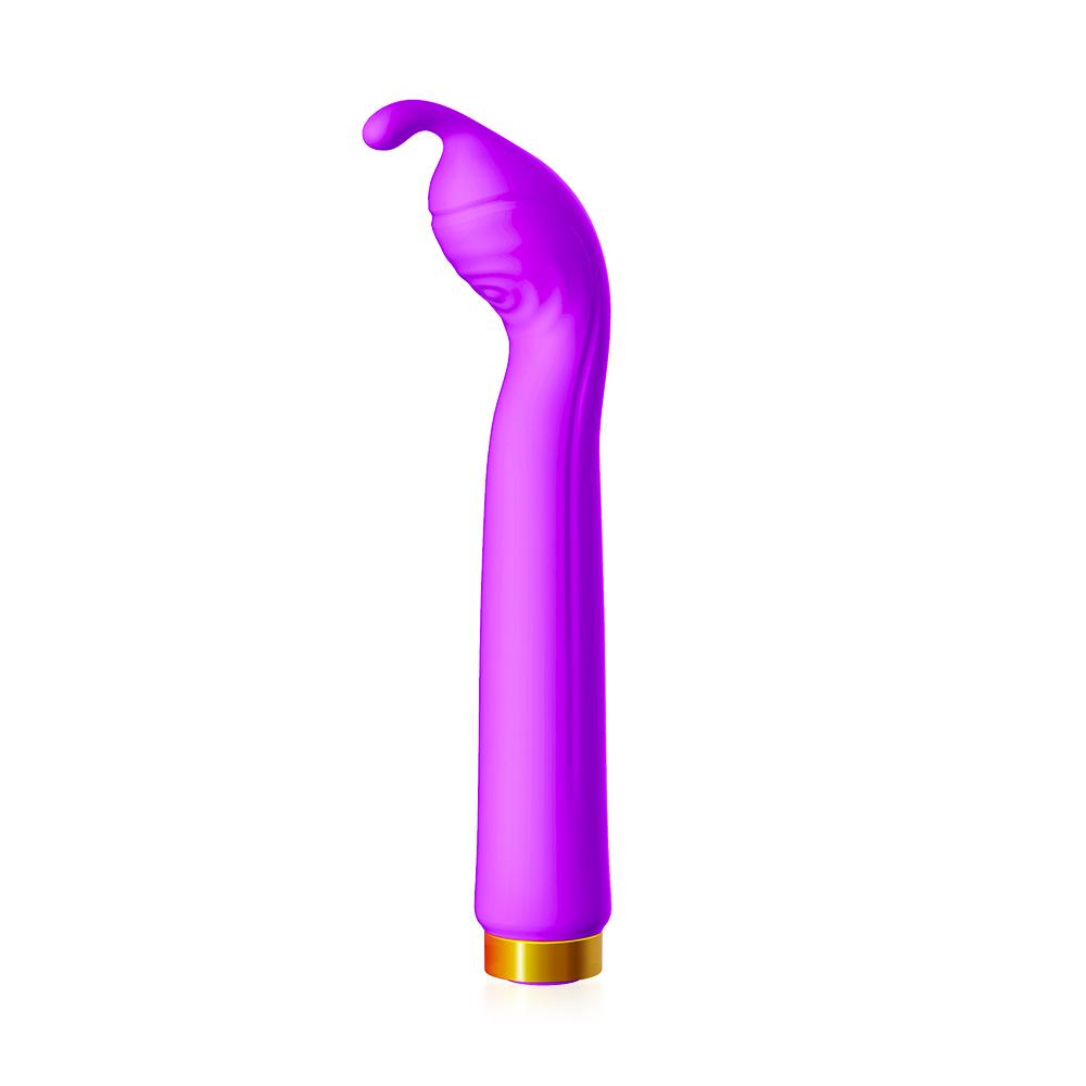 Vibrador Ponto G Recarregável em Puro Silicone - MimoSexy - MV074