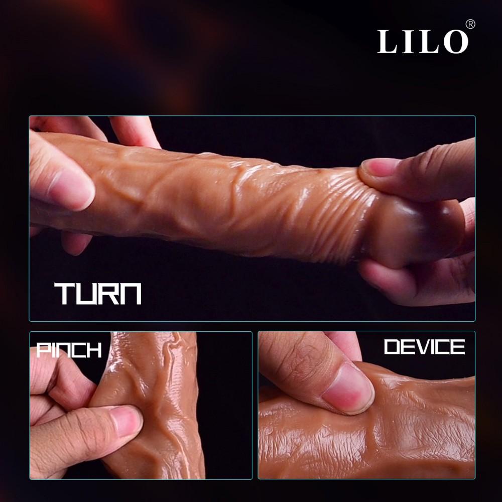 Vibrador 2 em 1 com aquecimento-LILO - PE122 - MimoSexy