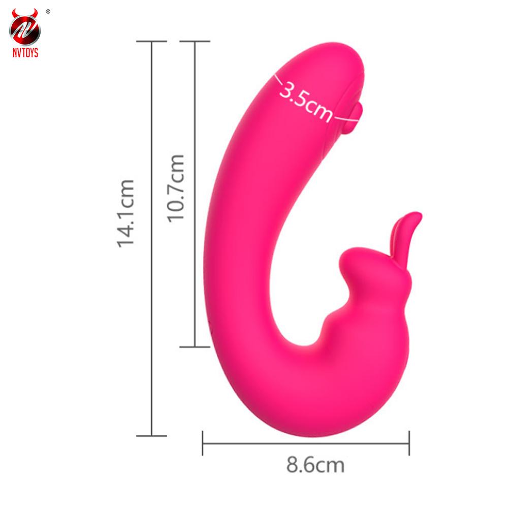 Vibrador de ponto G. Possui 2 motores - VB153 - MimoSexy