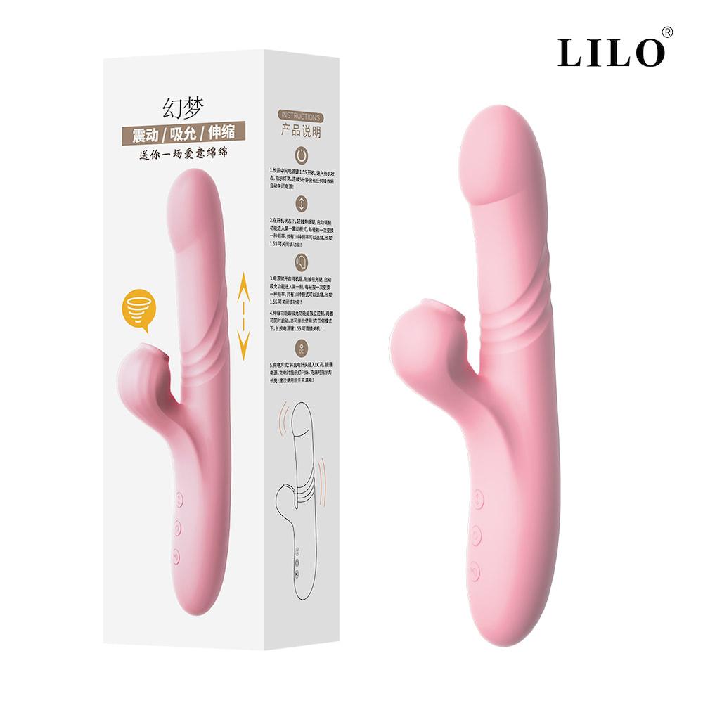 Vibrador de Ponto G e Clitóris com vai e vem – LILO