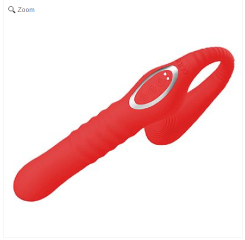 Vibrador de Ponto G e Clitóris com Dedilhar / Tapping - Darla - SI